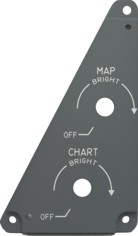 Iluminacion del MAP-CHART (lado del capitn).